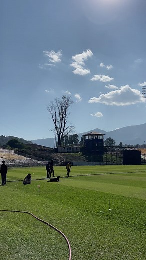 TU ground getting ready to host Nepal Premier League Season 2. Which team are you supporting and why? 🎥 Basanta Sah | Troll Cricket Nepal