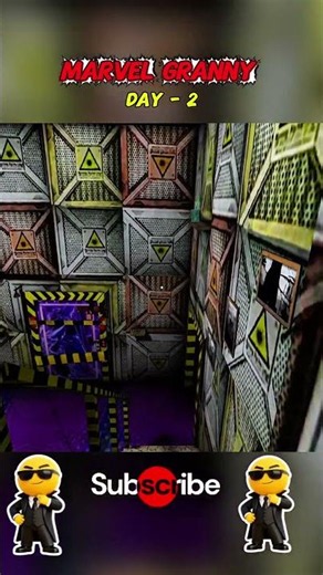 🔥 Marvel Granny Mod Gameplay Day 2 😱 Superhero Horror Escape Challenge #shorts