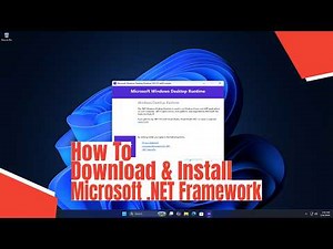 How To Download & Install Microsoft .NET Framework