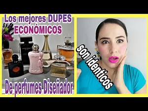 Los MEJORES DUPES, de PERFUMES de DISEÑADOR, super Economicos