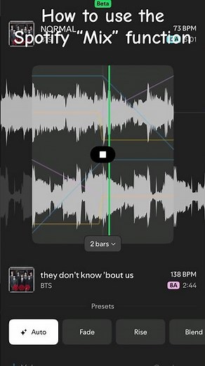 How to use the “Mix” function on#spotify #spotifymix #spotifytutorial #spotifydj #mixtutorial #beta
