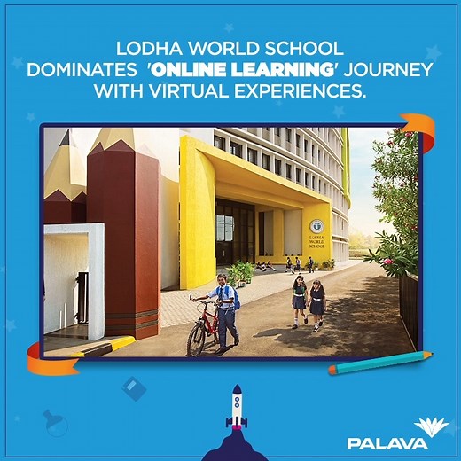 Lodha World School Palava excels in the online learning journey through virtual experiences. The school has been ranked the Best School in ’Teaching Excellence' in the Times Online Education Survey 2020-21 as it adapted to the changing learning behaviours of the students as well as ensuring enough support for the teachers. Introduction of tech infra, necessary tech domains and the usage of online platforms to their advantage had a big role in this win. #LearnInPalava #LiveInPalava #PalavaCity #C