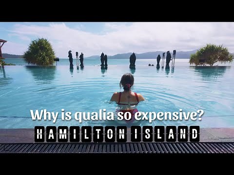 Staying at the most expensive hotel on Hamilton Island where you can only drive buggies