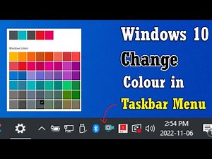 How to Change Taskbar Color on Windows 10 ? windows 10 me taskbar ka colour kaise change kare