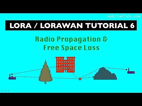 LoRa/LoRaWAN tutorial 6: Radio Propagation and Free Space Loss