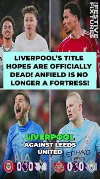 Premier League Midweek: Shocking Draws & Top 4 Race Update #shorts