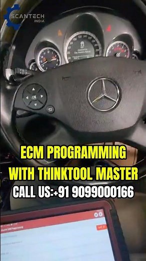Mercedes ECM Programming | Thinktool Master | #thinkcar #carscanner #scantechindia
