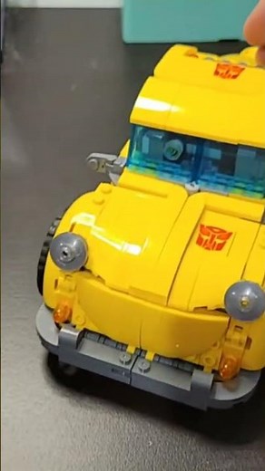 Timelapse Bumblebee transformers with bricks #lego #roblox #transformers