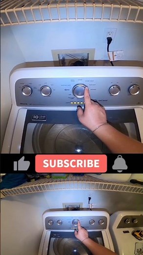 Maytag / Whirlpool Washer Calibration! #laundry #whirlpool #maytag #washerrepair #appliances #diy