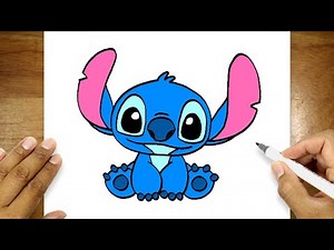 Stitch Drawing Step By Step | How To Draw Stitch