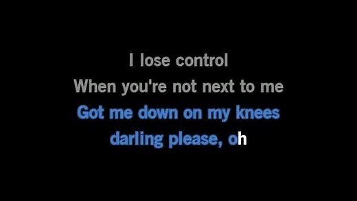 Karaoke Lose Control - Teddy Swims - CDG, MP4, KFN - Karaoke Version