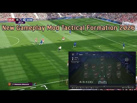 New Gameplay Mod Tactical Formation 2026 + Instalation - PES 2021 & Football Life 2026