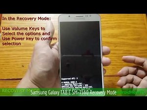 Samsung Galaxy TAB E SM-T560 Recovery Mode