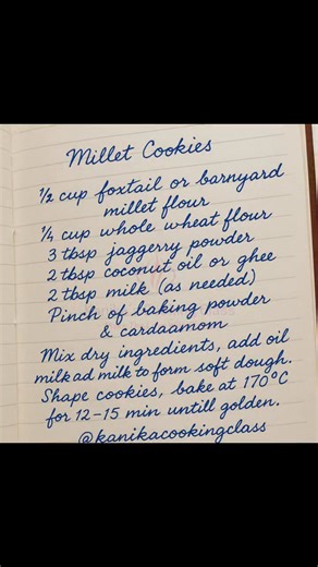 Millet cookies recipe | Kanika's Cooking Class