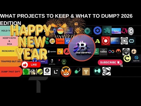 🔥HAPPY NEW YEAR🚨 I Reviewed 50+ Cryptos: DUMP These NOW Before 2026 (Keep These 🚀)🚨🔥