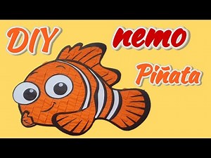 DIY NEMO PIÑATA | COMO HACER FINDING NEMO | ARTS AND CRAFTS | HOW TO MAKE | TUTORIAL VIDEO