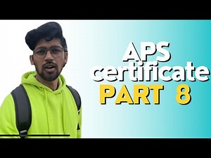 PART 8 - How does APS Certificate looks like ?