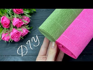 How to Make EASY Crepe Paper Flowers Crepe Paper Decoration Idea