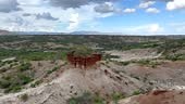 Olduvai Gorge or Oldupai Gorge panorama in Ngorongoro Conservation...