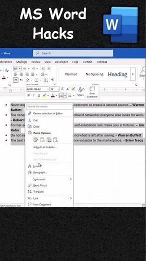 How to add Space between Bullet Points in MS Word Document