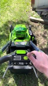 Greenworks 80V Electric Lawnmower from Costco.