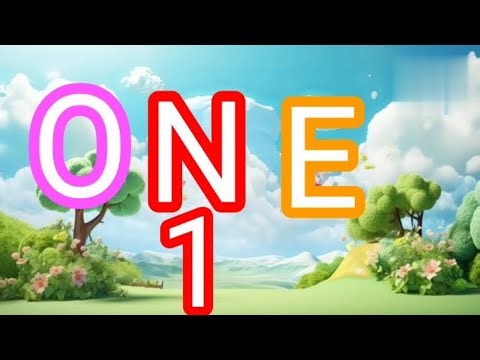One 1 two 2 nursery rhymes kids video