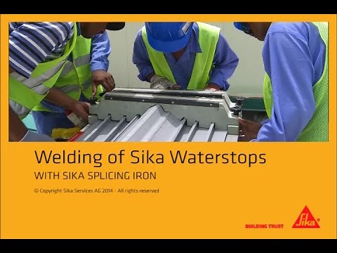 Welding of Sika Waterstops with Sika Splicing Iron