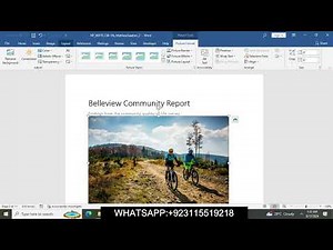 Word 2019 Modules 8-10 SAM Capstone Project 1a | City of Belleview | NP_WD19_CS8-10a