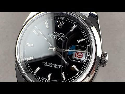 Rolex Datejust 36mm 116200 Roulette Date Rolex Watch Review