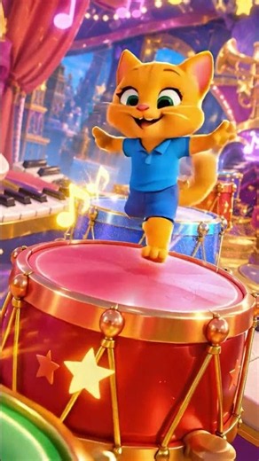 CAT BAND 🐱🎸 | Cartoon for Kids #nurseryrhymes
