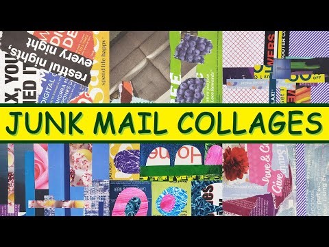 Creating 6 junk mail collages