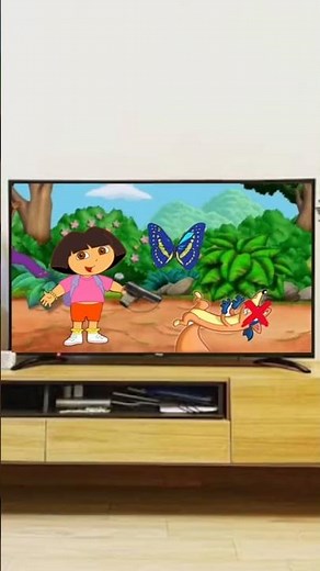 Younger me watching dora the explorer #shorts #dora