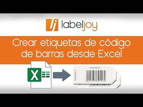 Crear etiquetas de código de barras desde Excel: guía sencilla paso a paso