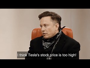Elon Musk's SHOCKING Opinion About Tesla Stock Price | Code Conference 2021