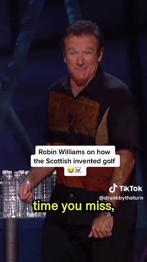 Robin Williams Hilarious Golf Rant Stand-Up Comedy