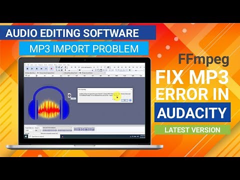 How to fix audacity mp3 import problem? || SOLVED ||