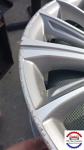 Rim Curb Scratch Repair #automobile #performance #carenthusiast