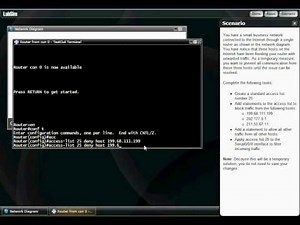 Standard Access Control Lists: Block Networks