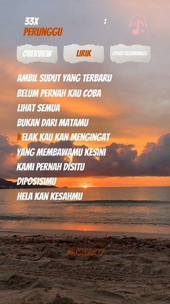 33x - Perunggu|Lirik lagu|#lyrics #laguviral #spotify #fypyoutube