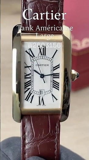 Cartier Tank Americaine Large W2603156 #dresswatch #cartierwatches