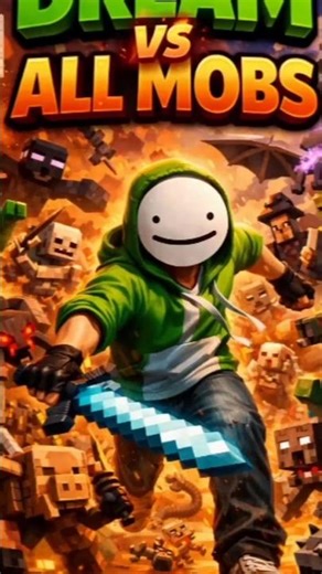 Dream vs All Mobs 🔥 | Ultimate Minecraft Battle