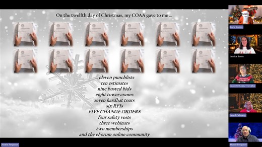 Twelfth Day of COAA Christmas