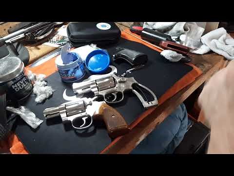 How to Polish Nickel Chrome Revolver Pistol Gun Beautiful Smith & Wesson Model 19 & Colt Detective