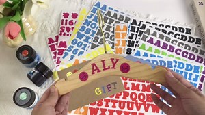 Alphabet Stickers - 1720 PCS Letter and Number Stickers, Self-Adhesive Vinyl Stickers for DIY Crafts, Mailbox Numbers, Classroom Decor, Signs, Doors, Notebooks, Labels