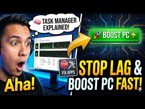 🧠💻 Task Manager EXPLAINED! 🚀 Stop Lag, Fix Apps & Boost PC FAST!