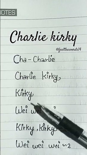 Charlie kirky Song lyrics #charliekirk #charlie #lyrics #viral #trend