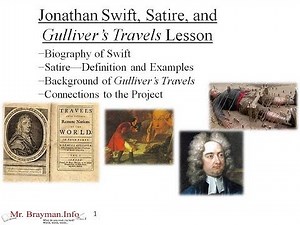 Jonathan Swift, Satire, and Gulliver's Travels Lesson