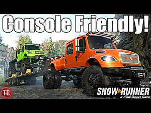SnowRunner: NEW FREIGHTLINER PICKUP TRUCK! (CONSOLE FRIENDLY) 1,100 HP ENGINE!?