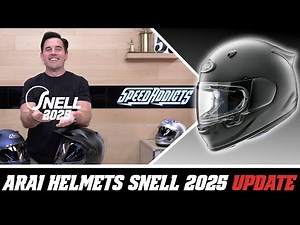 Arai Helmets - Snell 2025 Update at SpeedAddicts.com