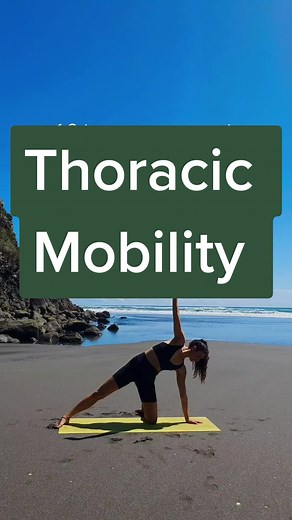 Thoracic Mobility exercises💙 This is a great little sequence to do after a day of sitting or in the morning to mobilize the entire body and feel amaizing. 1 Gate Pose with arm movement x8 2 Side stretch rotation x8 3 low lunge with twist tap elbow on the mat x8 4 standing rotation reach the arm down x10 5 cat & cow in spinal rotation x8 Repeat the sequence 1-3 times I hope you'll enjoy it 💙 #pilates #pilatesinstructor #mobility #easymobile #easymobility #beginneryoga | YOGA Life